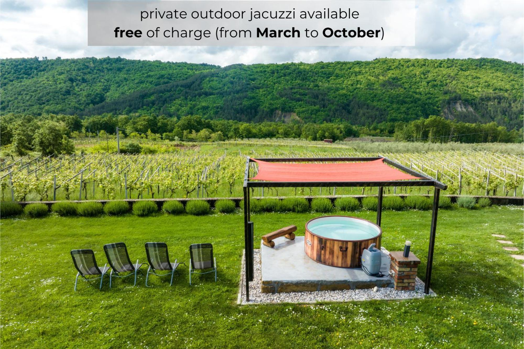 Touristfarm - Apartments "Red Fairytale" Marezige Exteriér fotografie